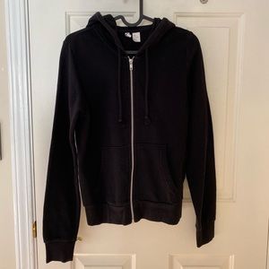 Black Zip Up hoodie